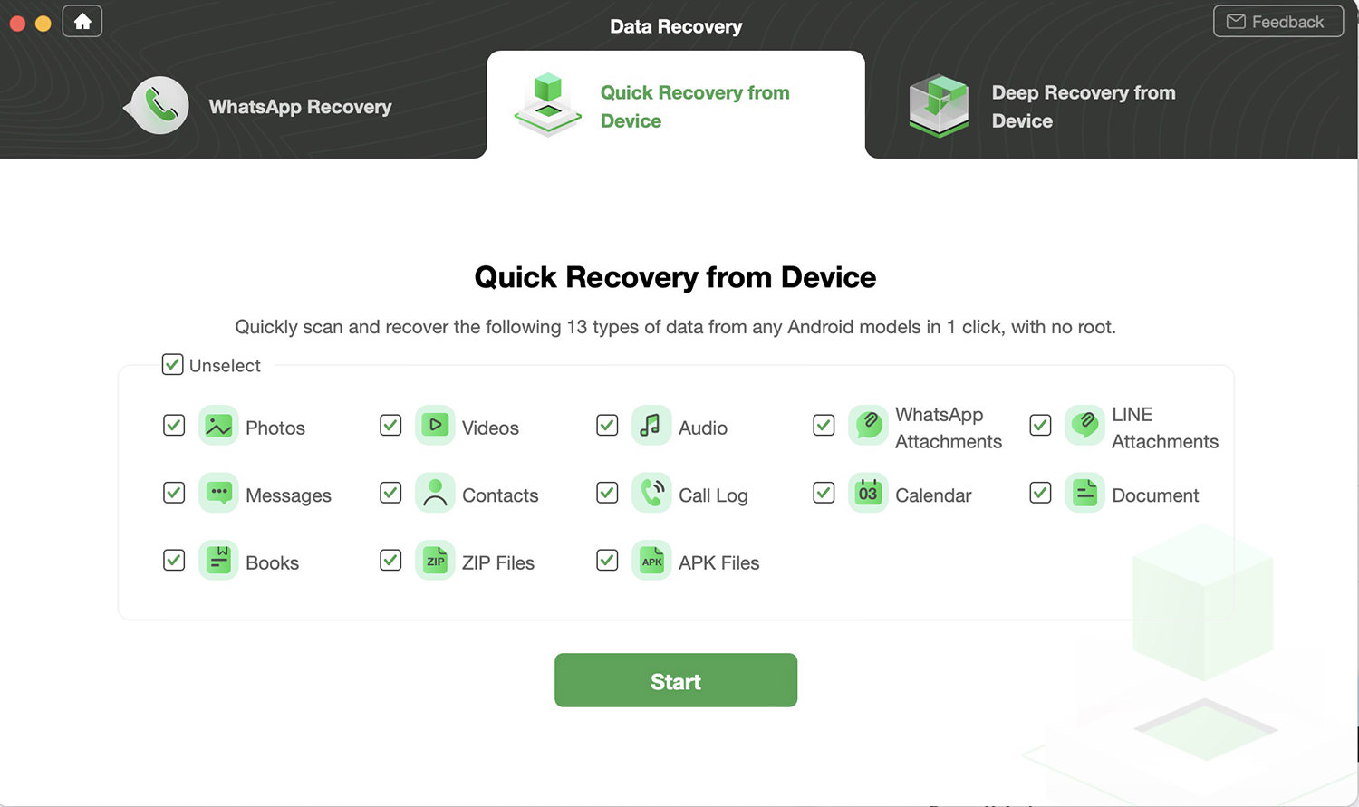 Droidkit recuperación rápida