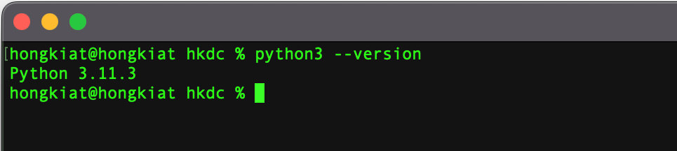 comprobar la versión de Python
