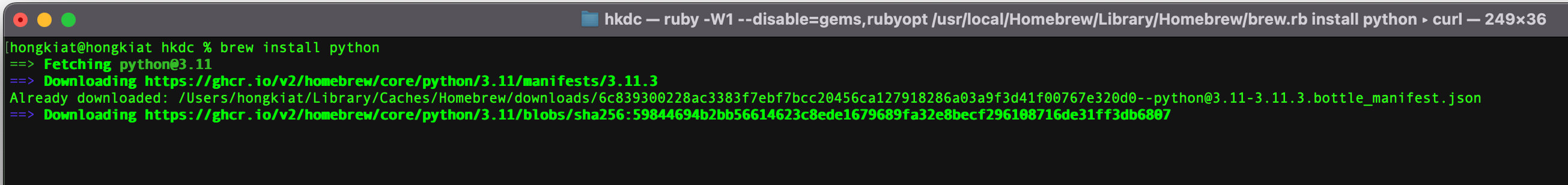 instalar python